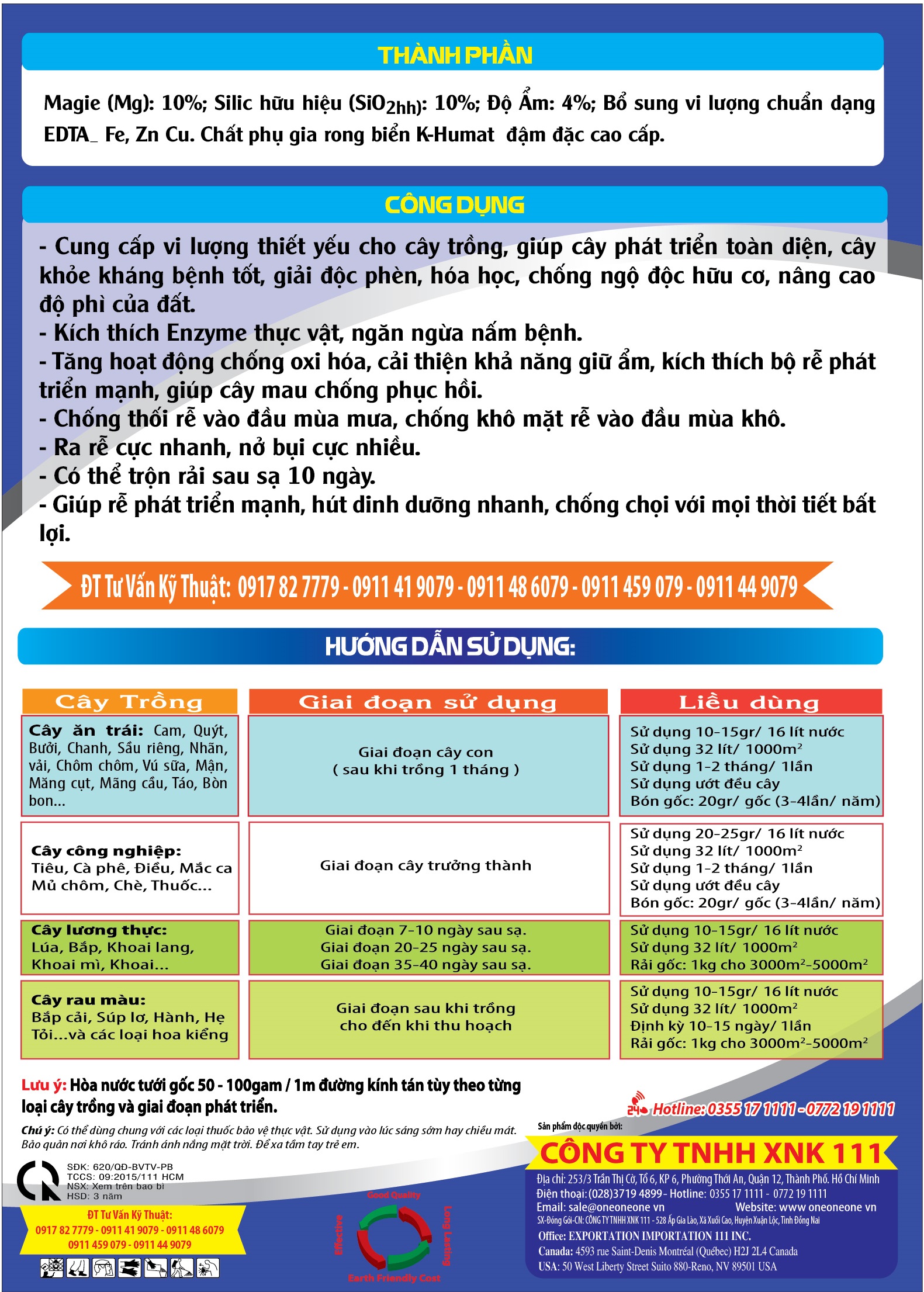 VUA RA RỄ 1KG – CÔNG TY TNHH XUẤT NHẬP KHẨU 111